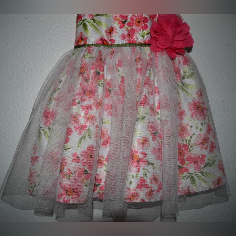 Floral dress 4t little girls - Picture 4 of 8